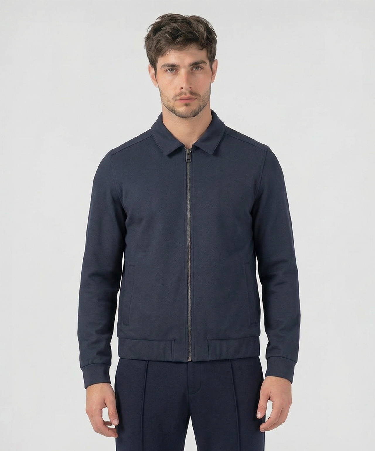 RD Tennis Jacket: Bleu marine