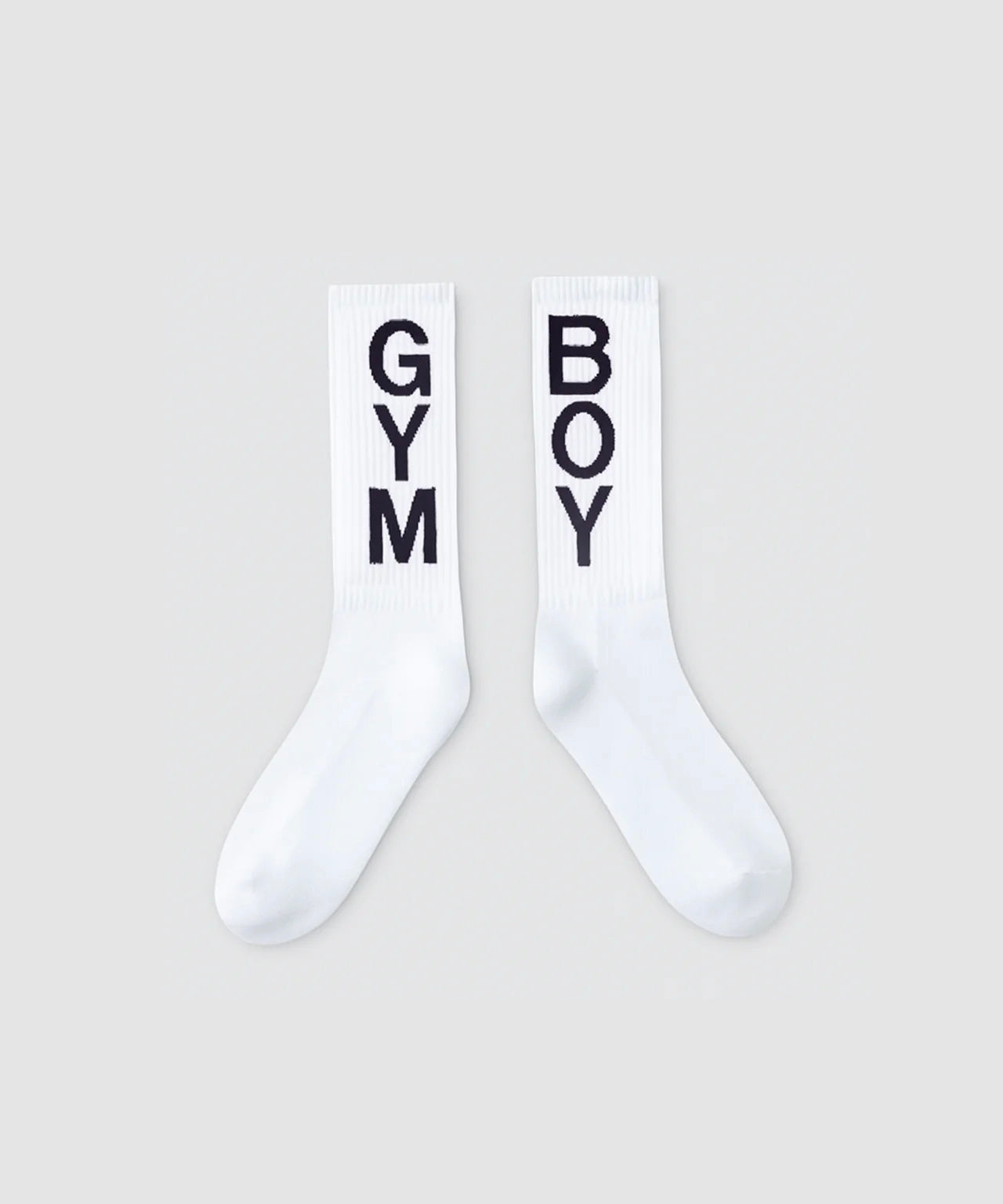 Sport Socks "GYM BOY": White