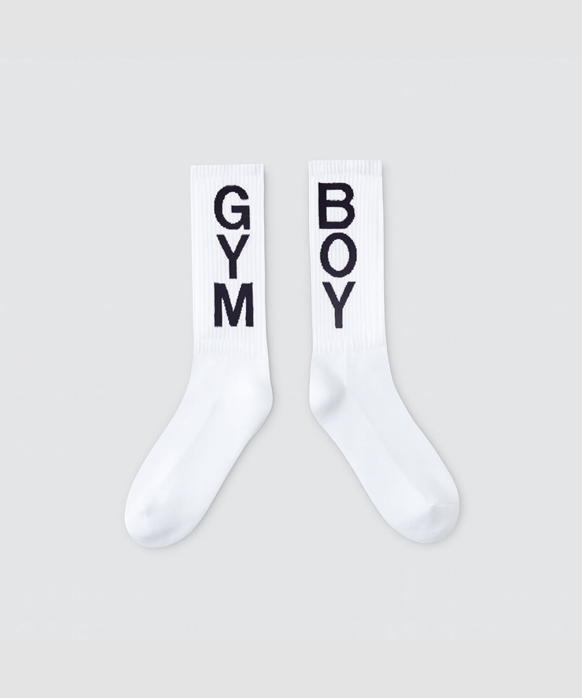 Sport Socks "GYM BOY": White