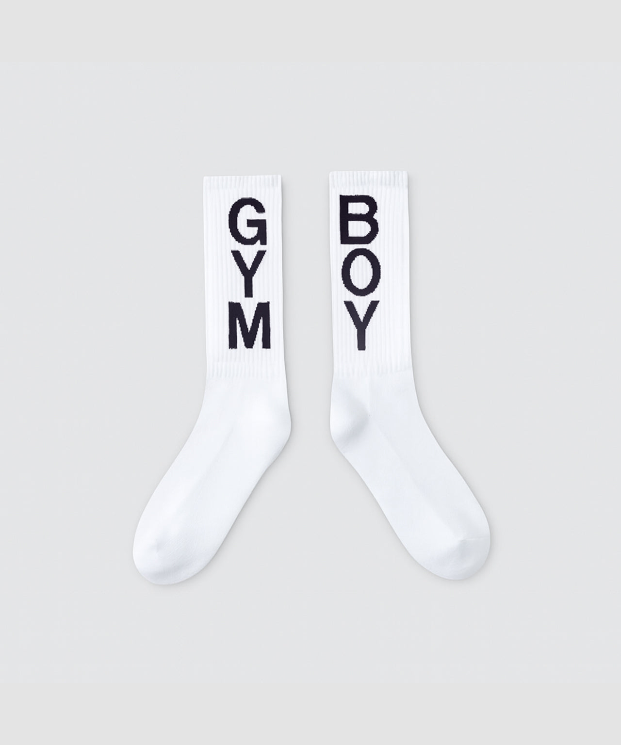 Sport Socks "GYM BOY": White