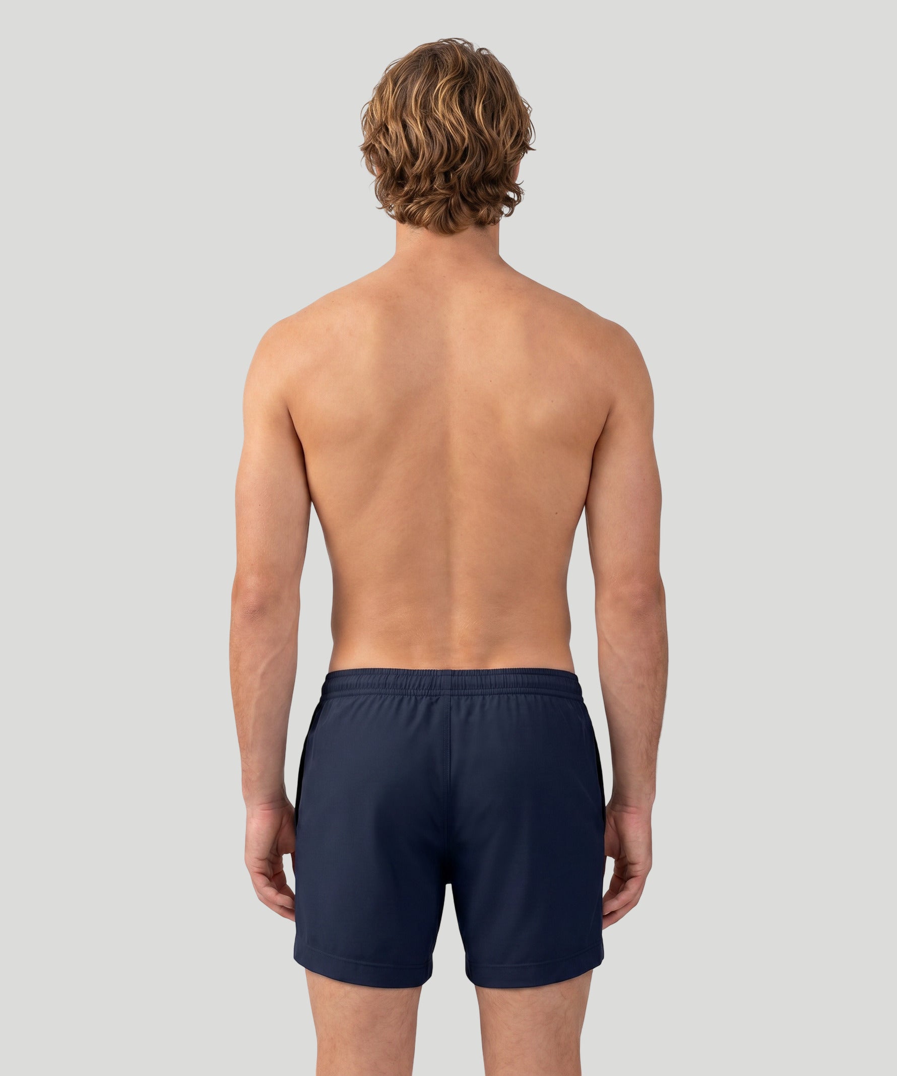 Cotton-Modal Home Shorts: Marineblau