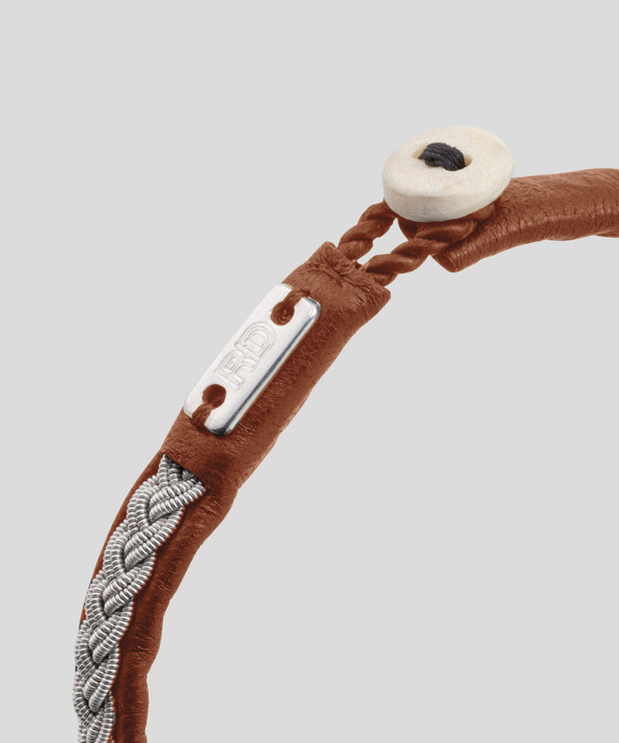 Lappland Tin Bracelet: Light Brown