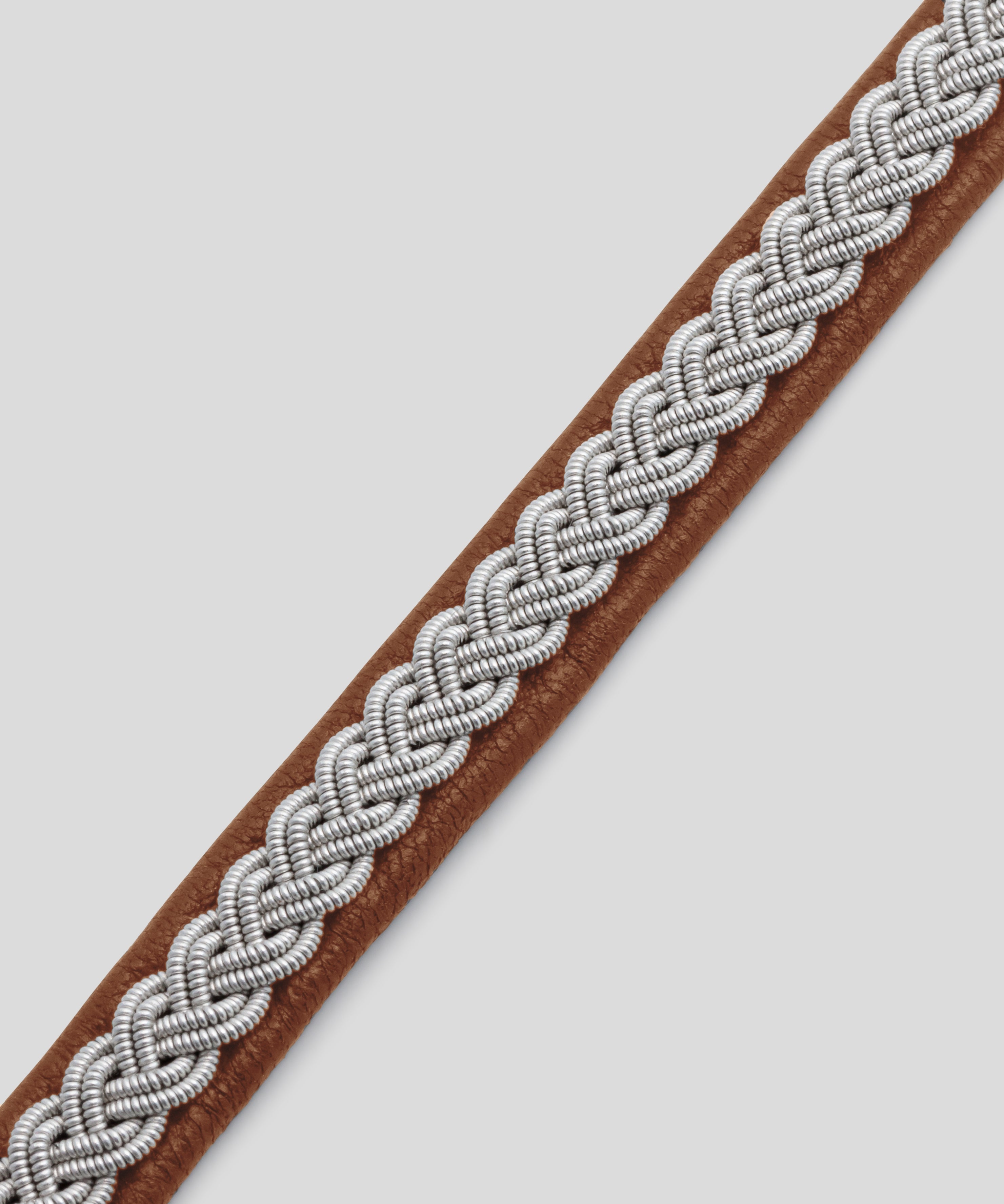Lappland Tin Bracelet: Light Brown