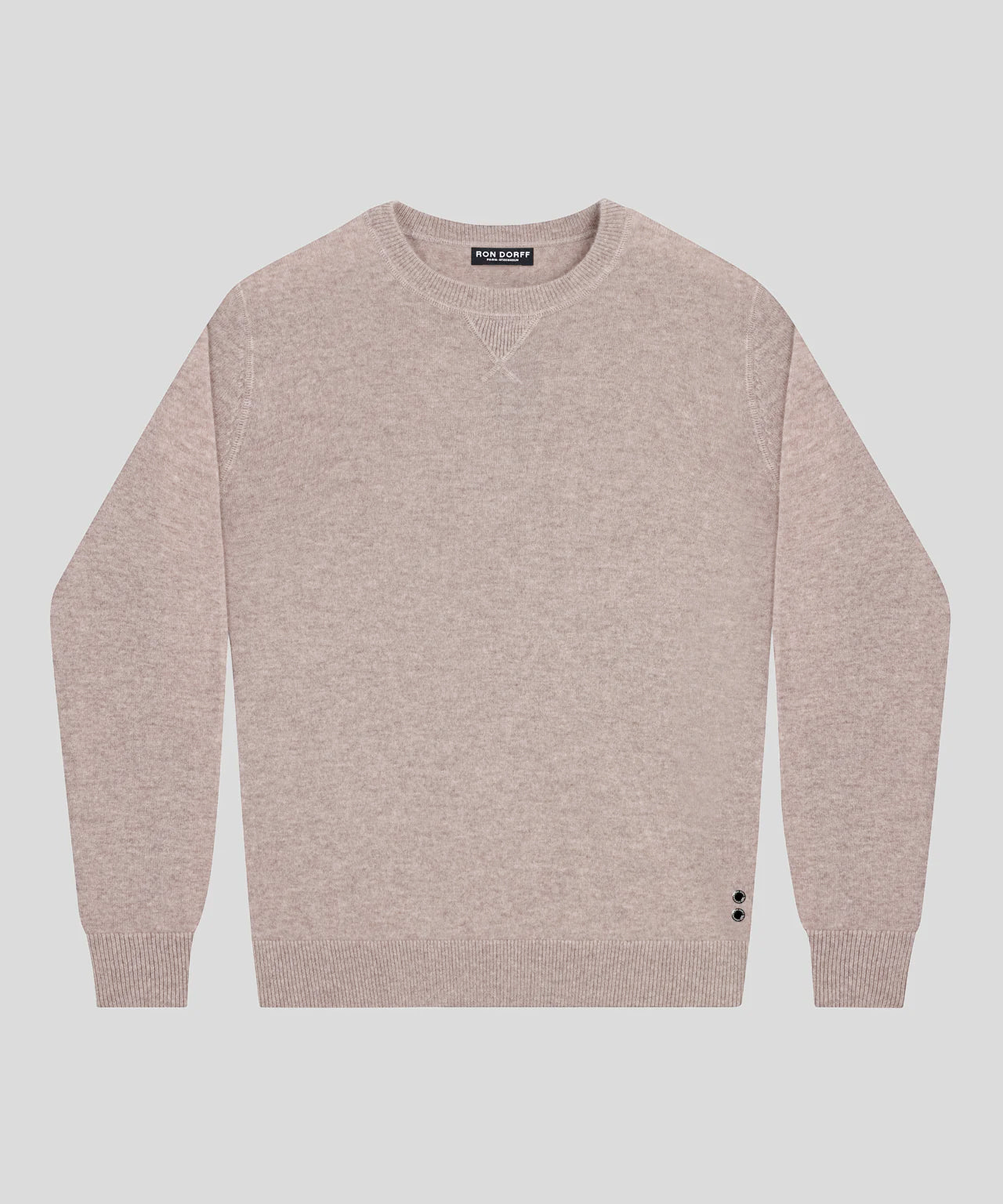 Pull en cachemire : Beige chiné