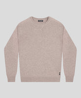 Cashmere Sweater: Heather Beige