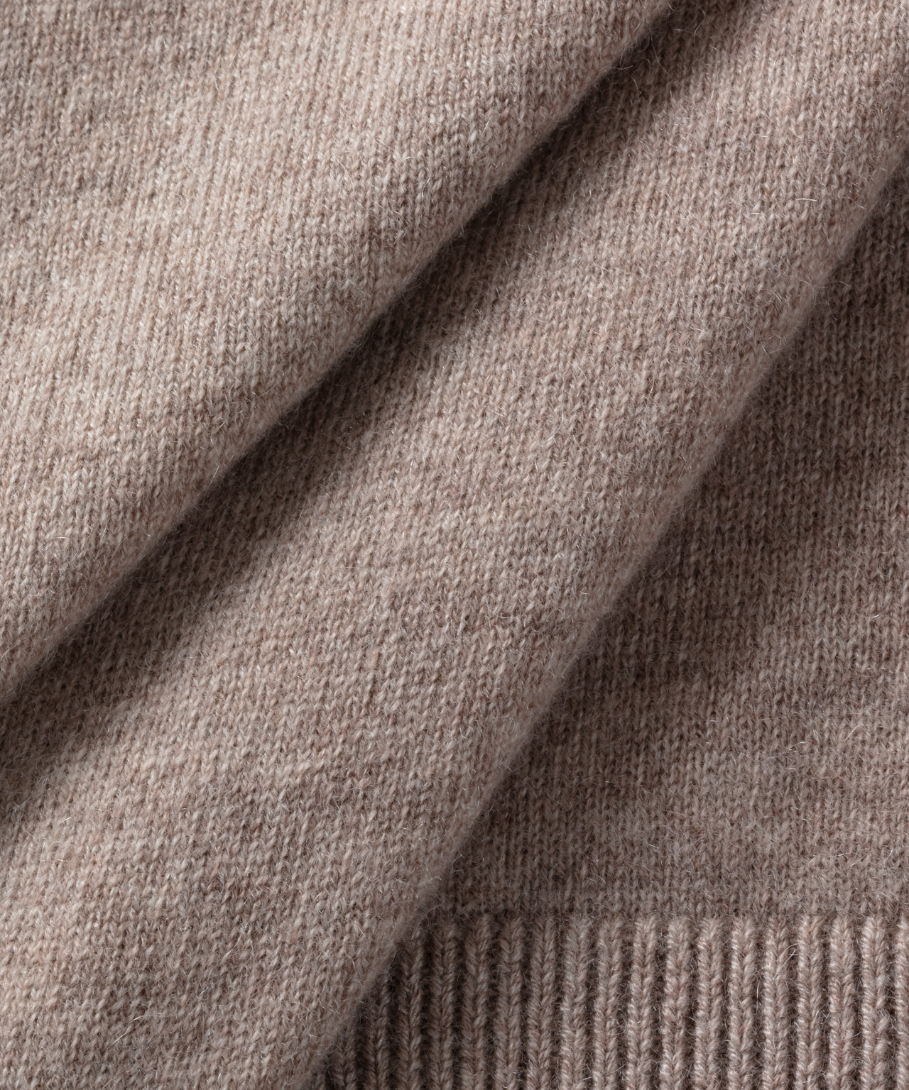Pull en cachemire : Beige chiné