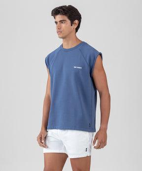 Organic Cotton Sleeveless Sweatshirt RON DORFF: Skyfall