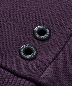 Organic Cotton Relaxed Fit Sweatshirt: Deep Plum