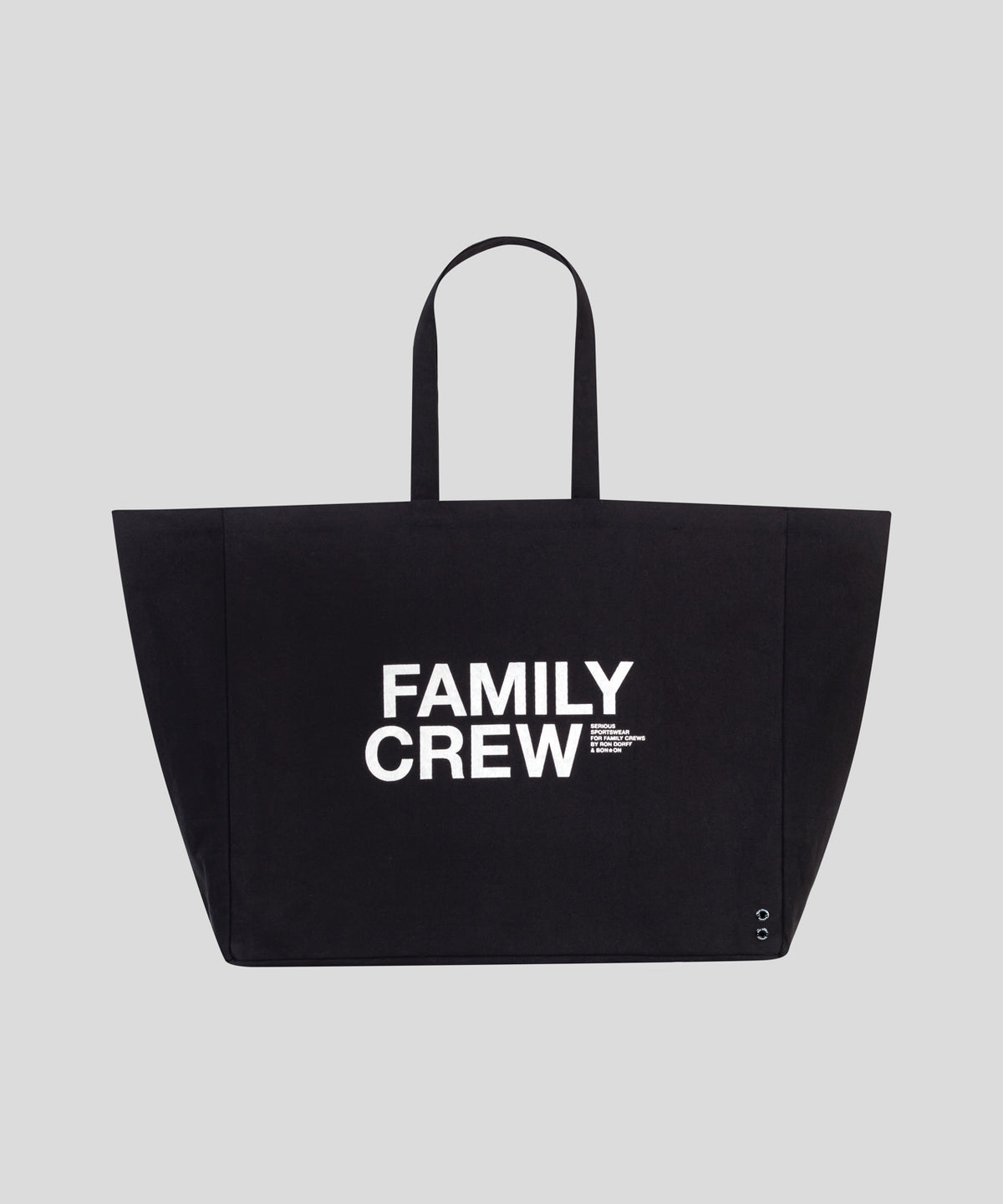 RON DORFF + BON★ON Tote Bag BIG FAMILY: Black