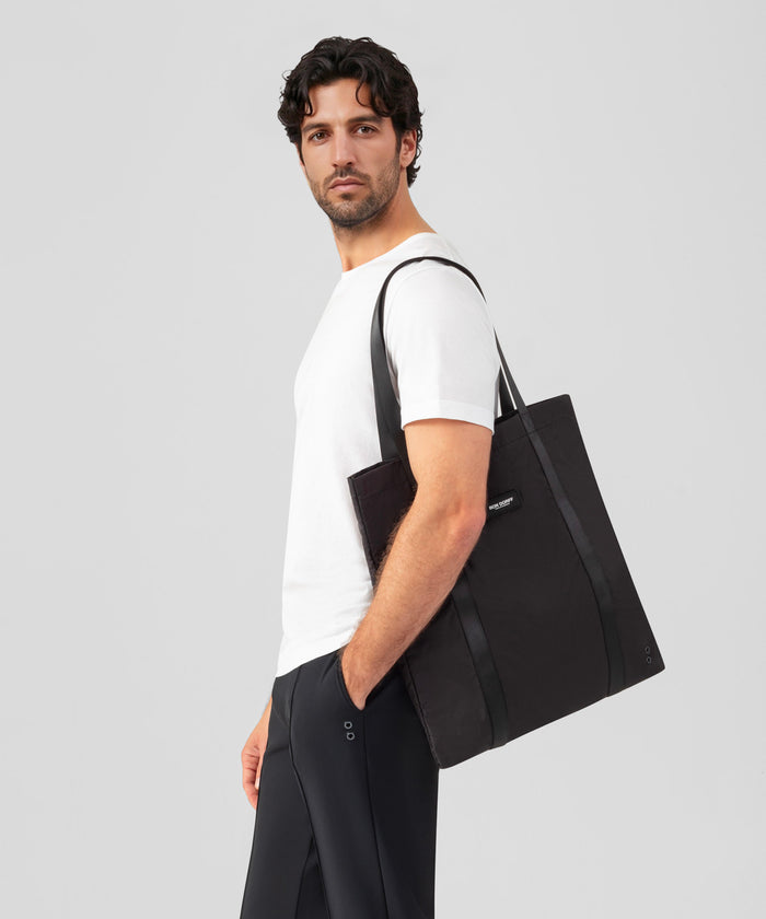 Tote bag en nylon: Noir
