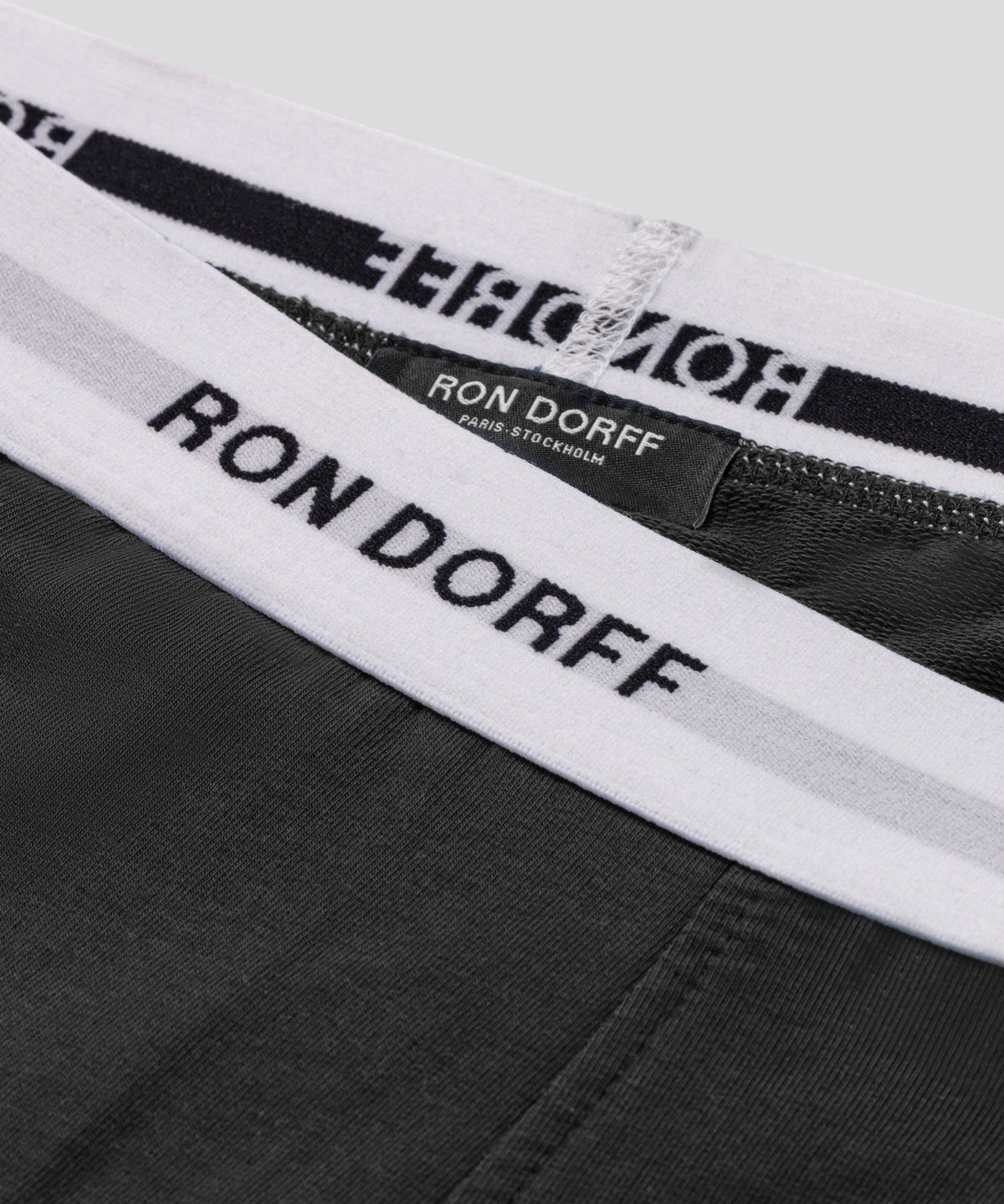 RON DORFF Lounge Shorts: Black