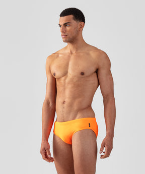 Swim Briefs: Neon Orange