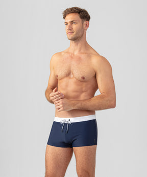 RD Swim Trunks w. White Waistband: Navy