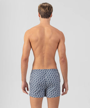 Swim Shorts RD Pattern: Navy