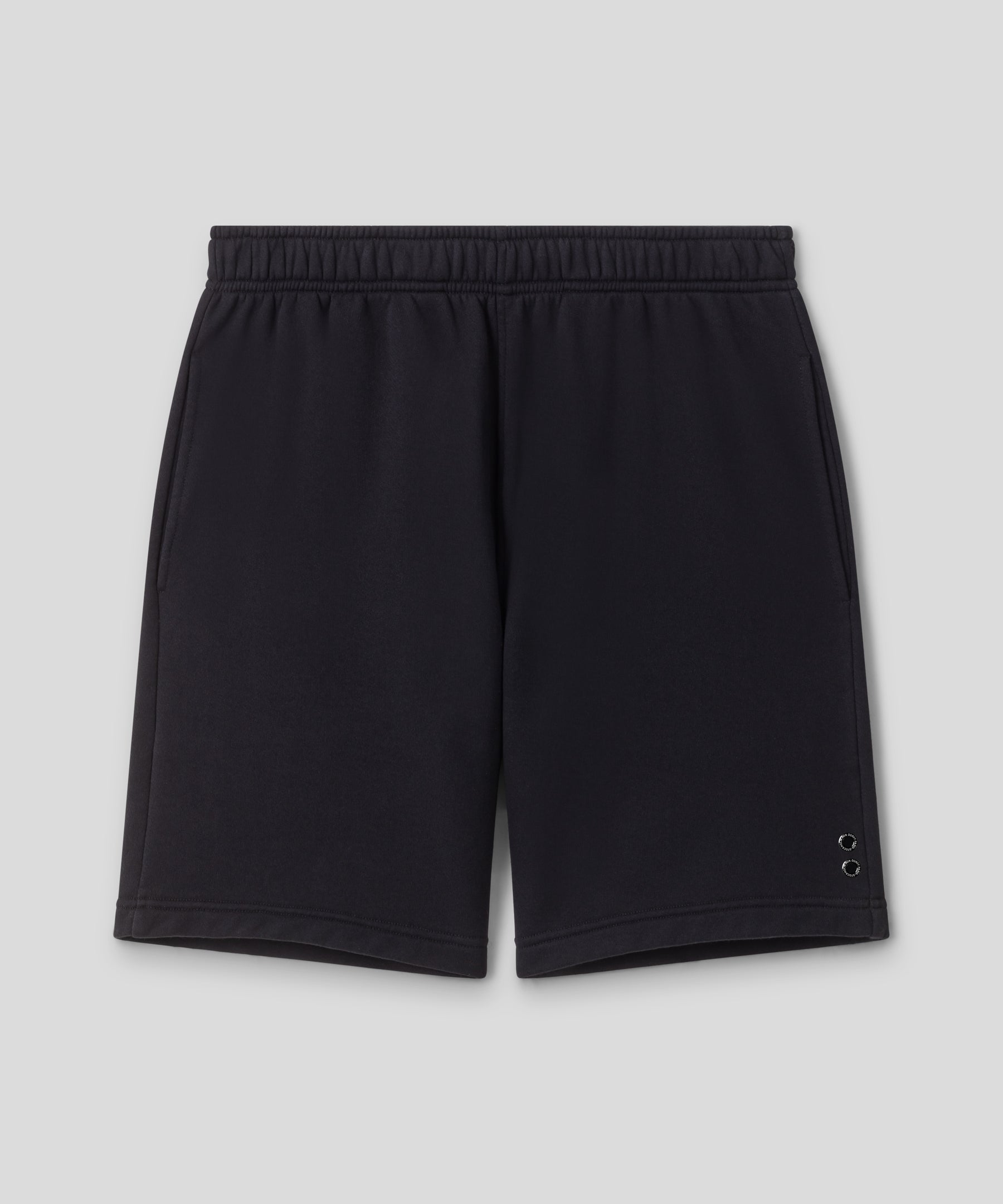 Organic Cotton Jogging Shorts: Black