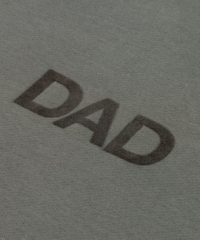 Sweatshirt en coton organique à imprimé DAD: Vert militaire