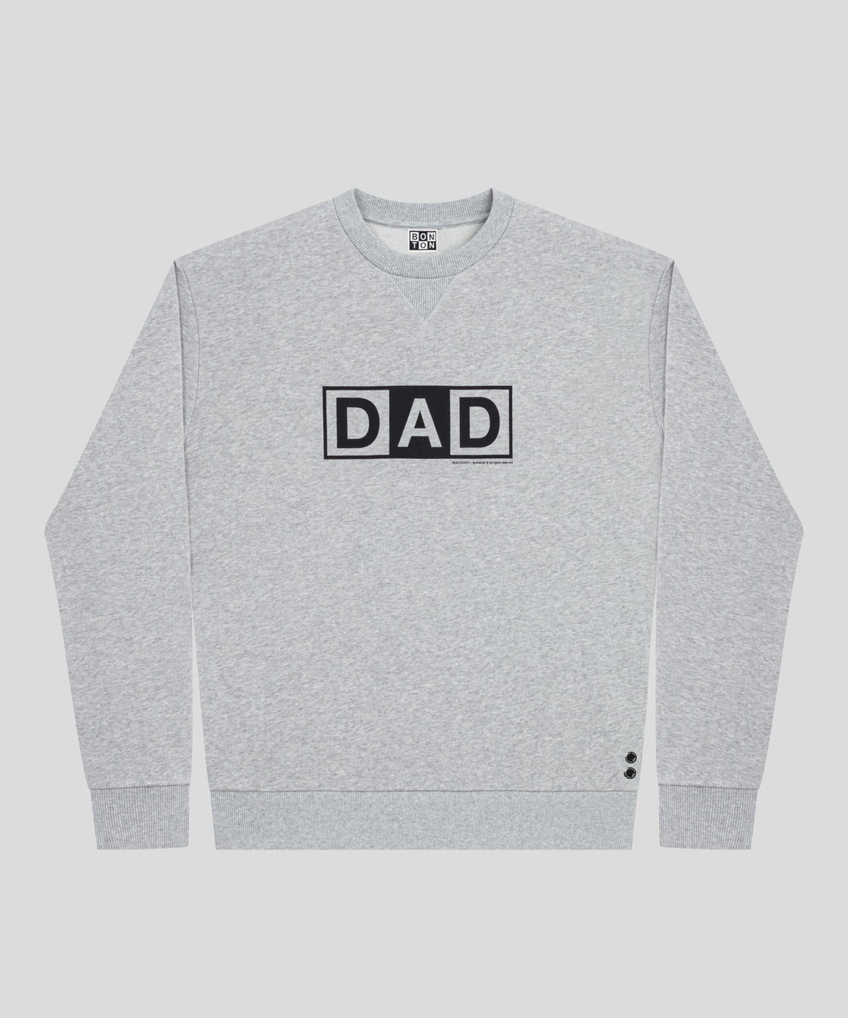 RON DORFF x BON★ON Organic Cotton Sweatshirt DAD: Heather Grey