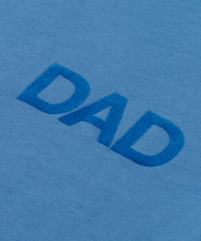 T-shirt en coton organique à imprimé DAD: Bleu pur