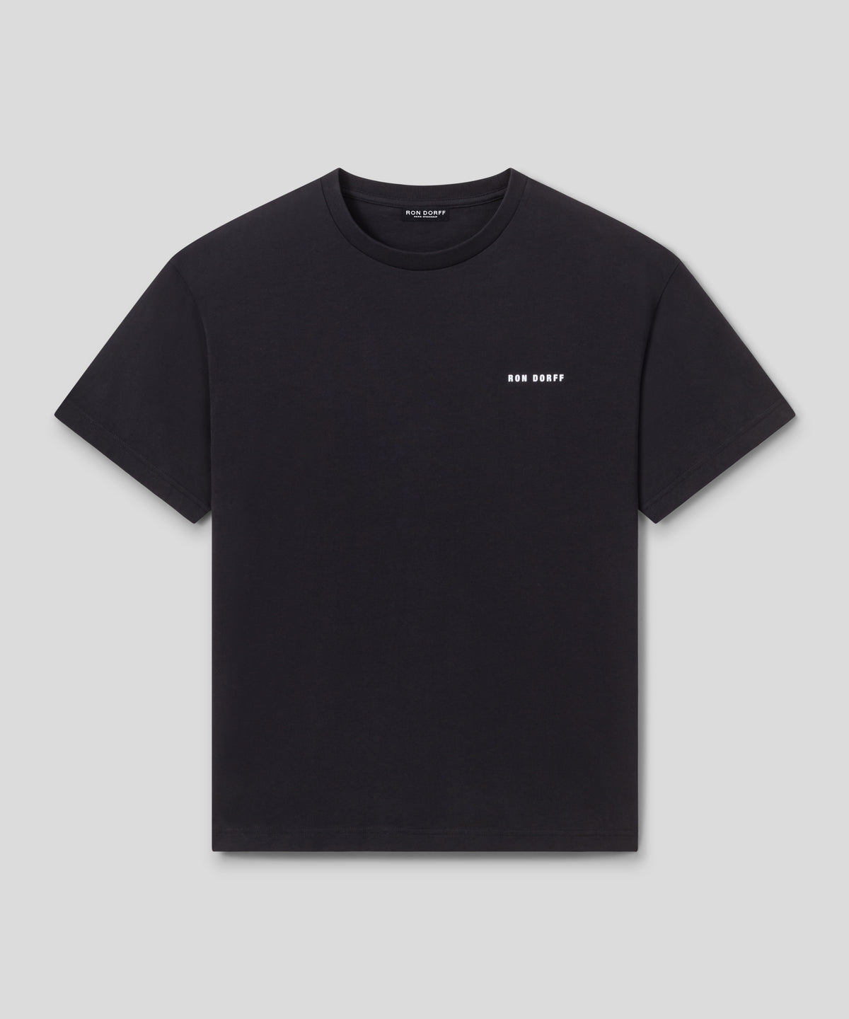 Organic Cotton Relaxed Fit T-Shirt: Black