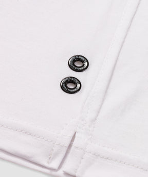 Short de pyjama en coton à imprimés RON DORFF: Blanc
