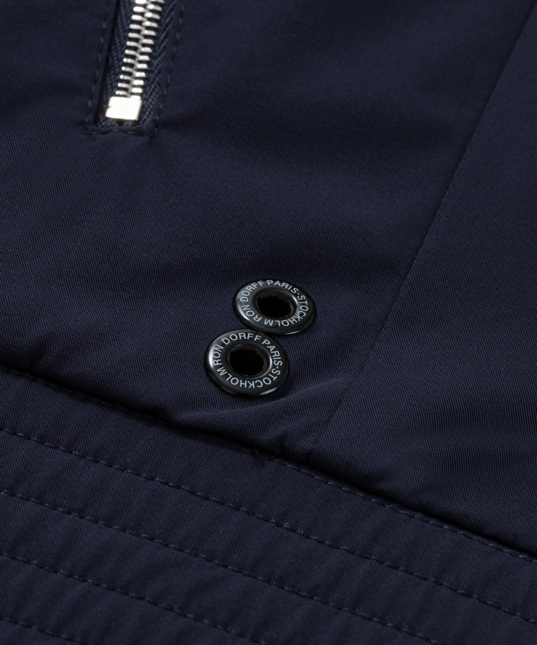 Veste zippée légère en polyamide: Bleu marine