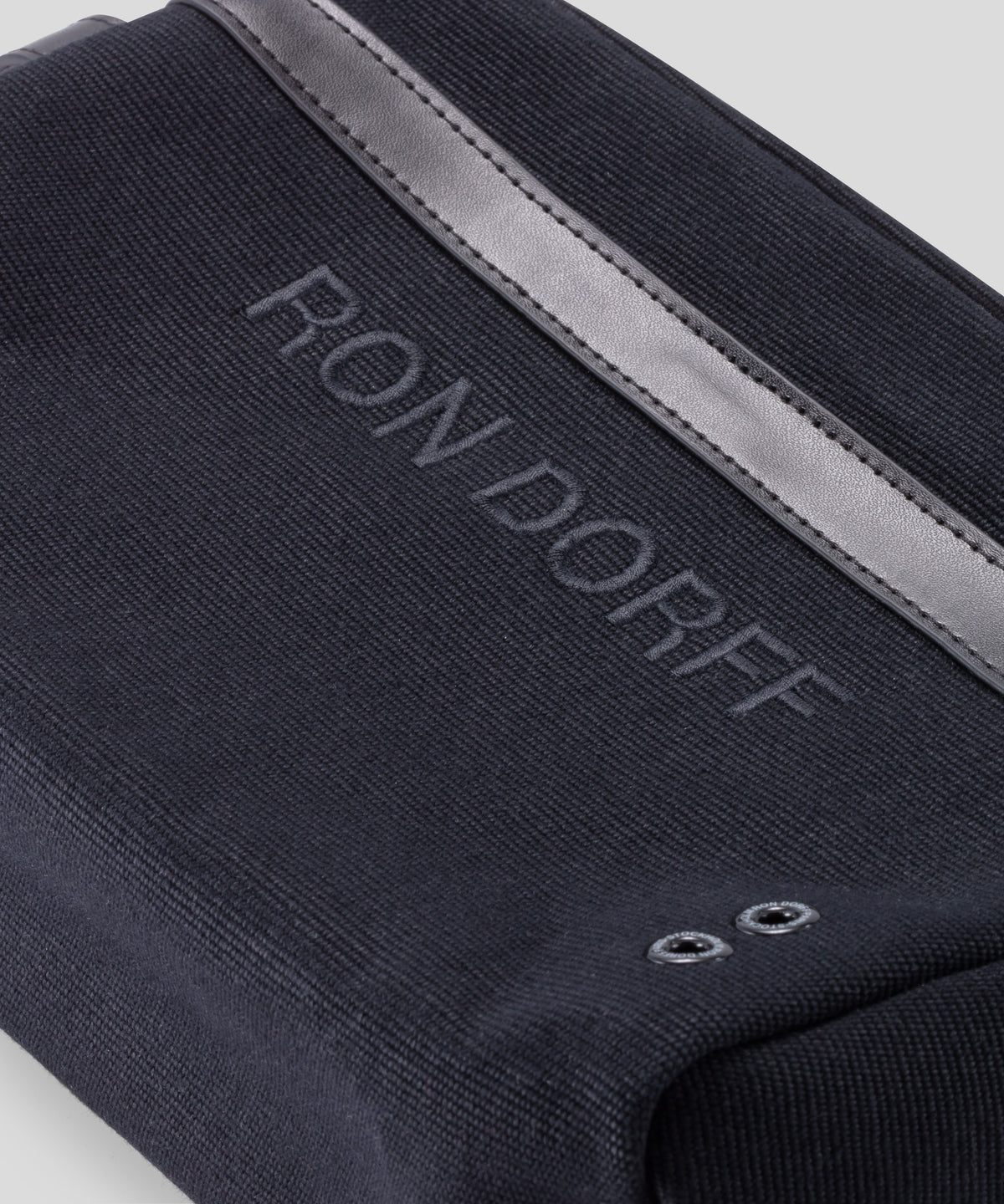 Trousse de toilette en coton "RON DORFF": Noir