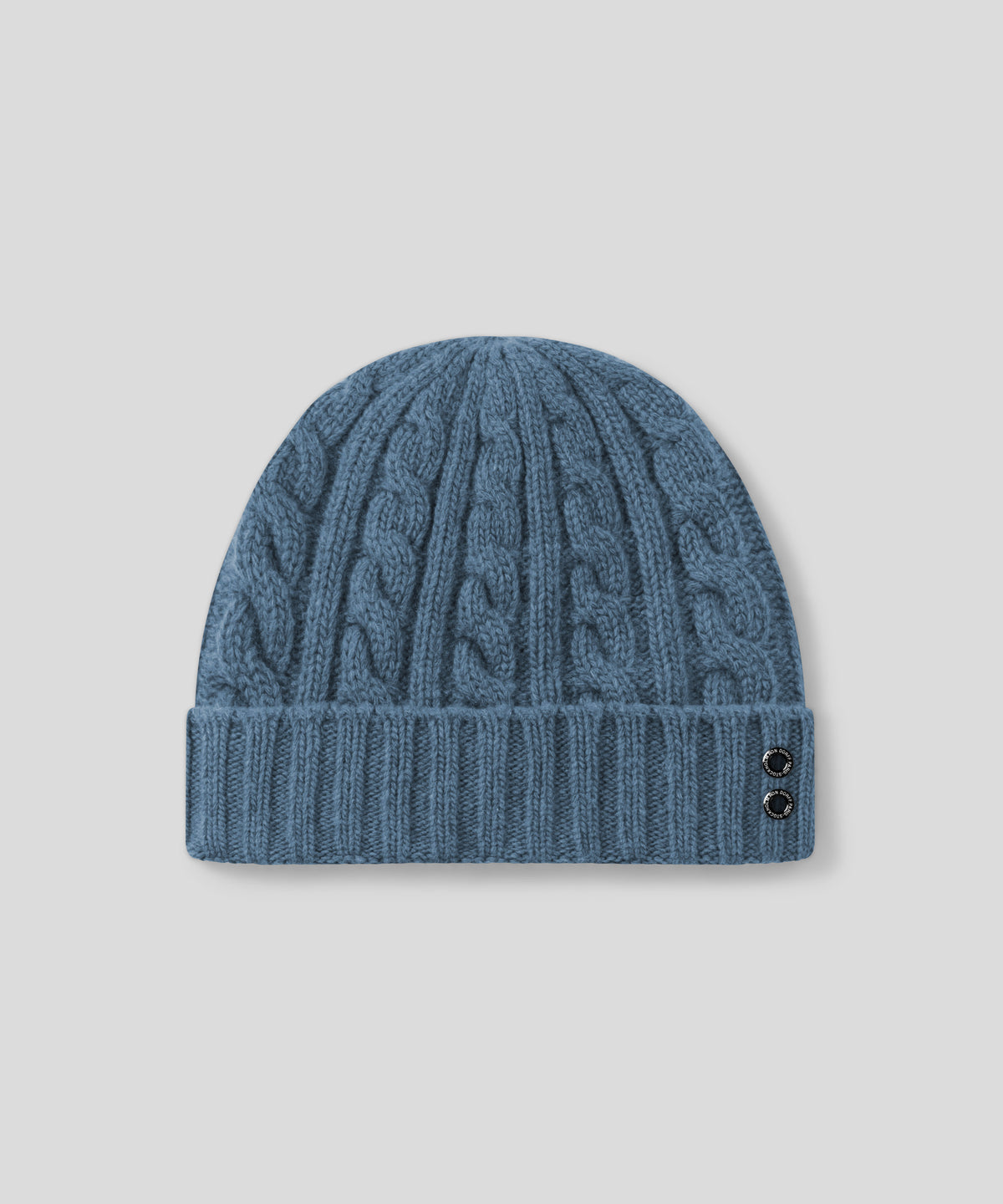 Wool Cashmere Telemark Beanie: Bering Sea