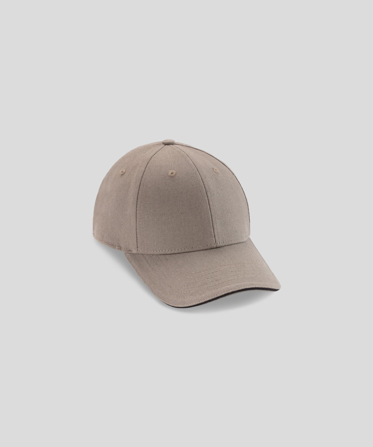 Casquette en coton "RON DORFF: Beige foncé