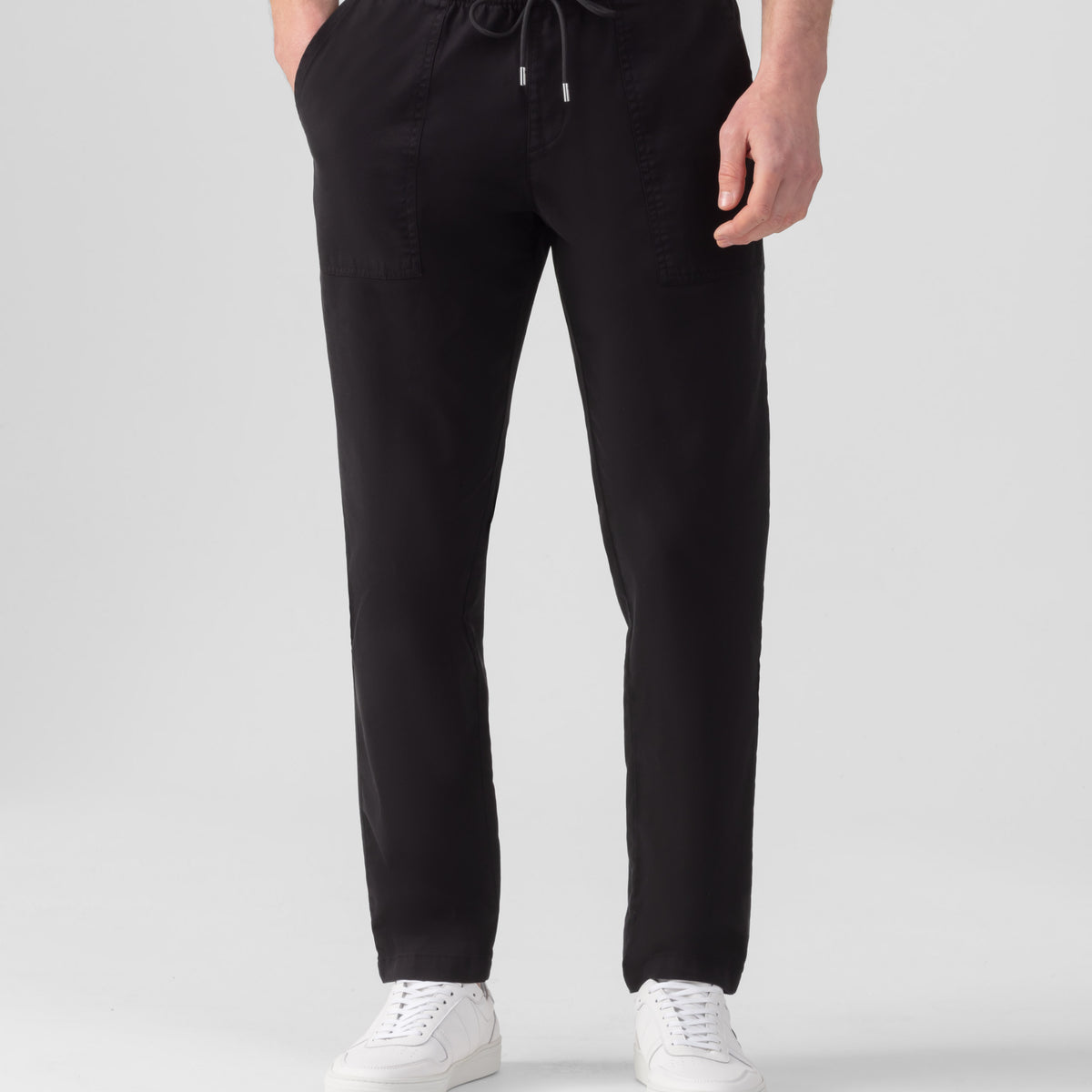 Sports Chino Pants: Black | Ron Dorff