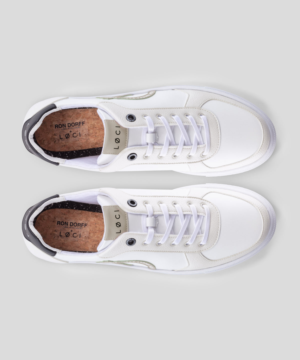 RON DORFF x LØCI Organic Sneakers: Dusty Beige