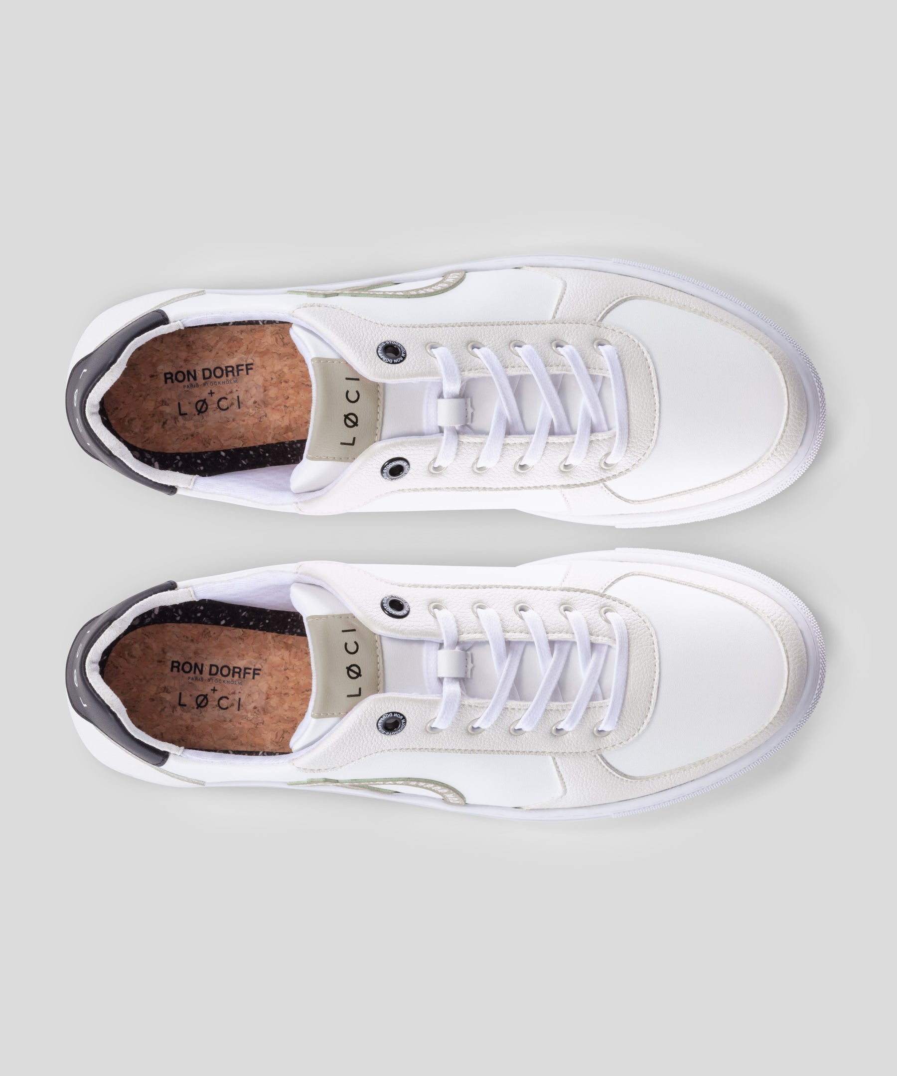 RON DORFF x LØCI Chaussures de sport: Beige foncé