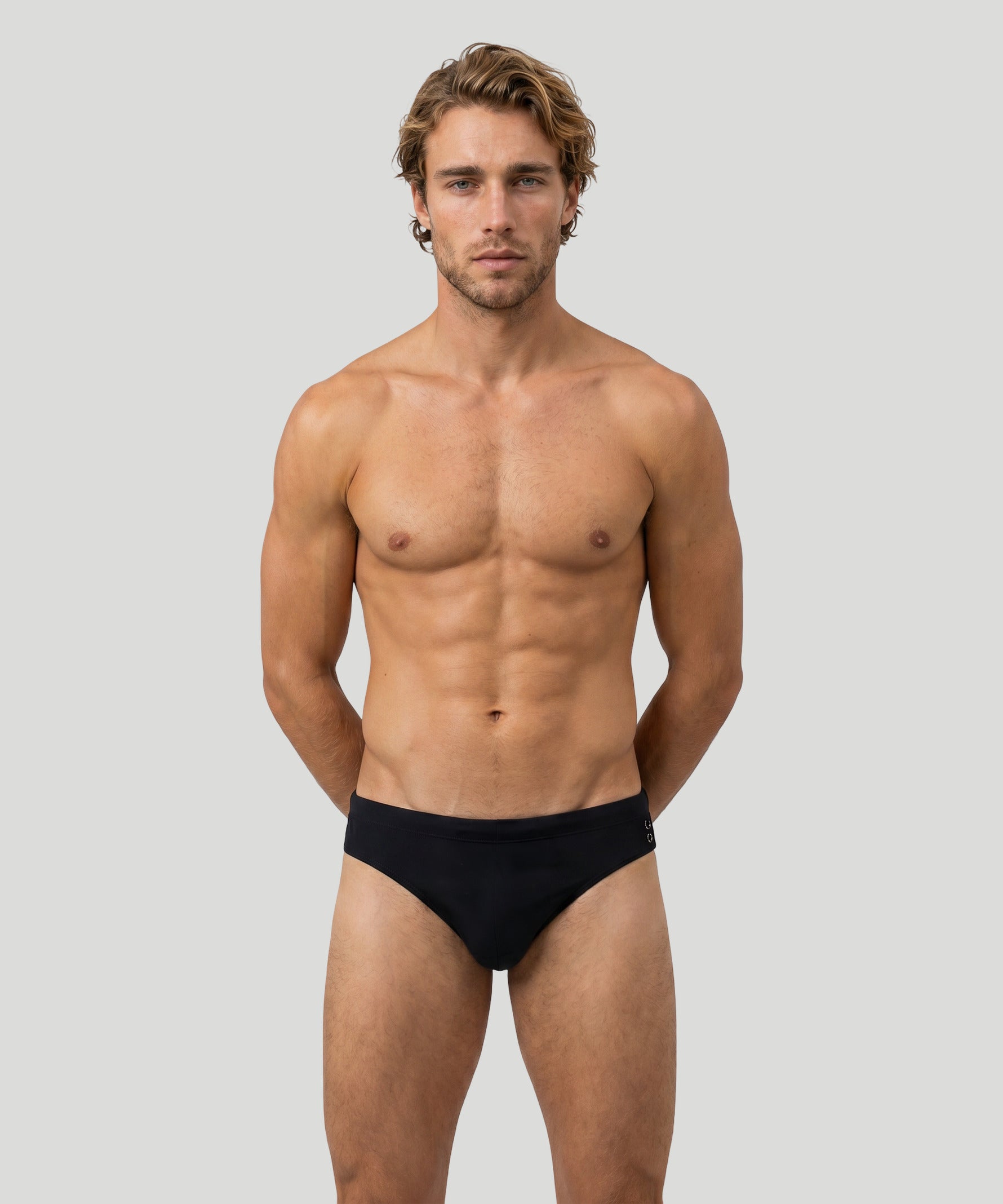 Slip de bain Slim: Noir