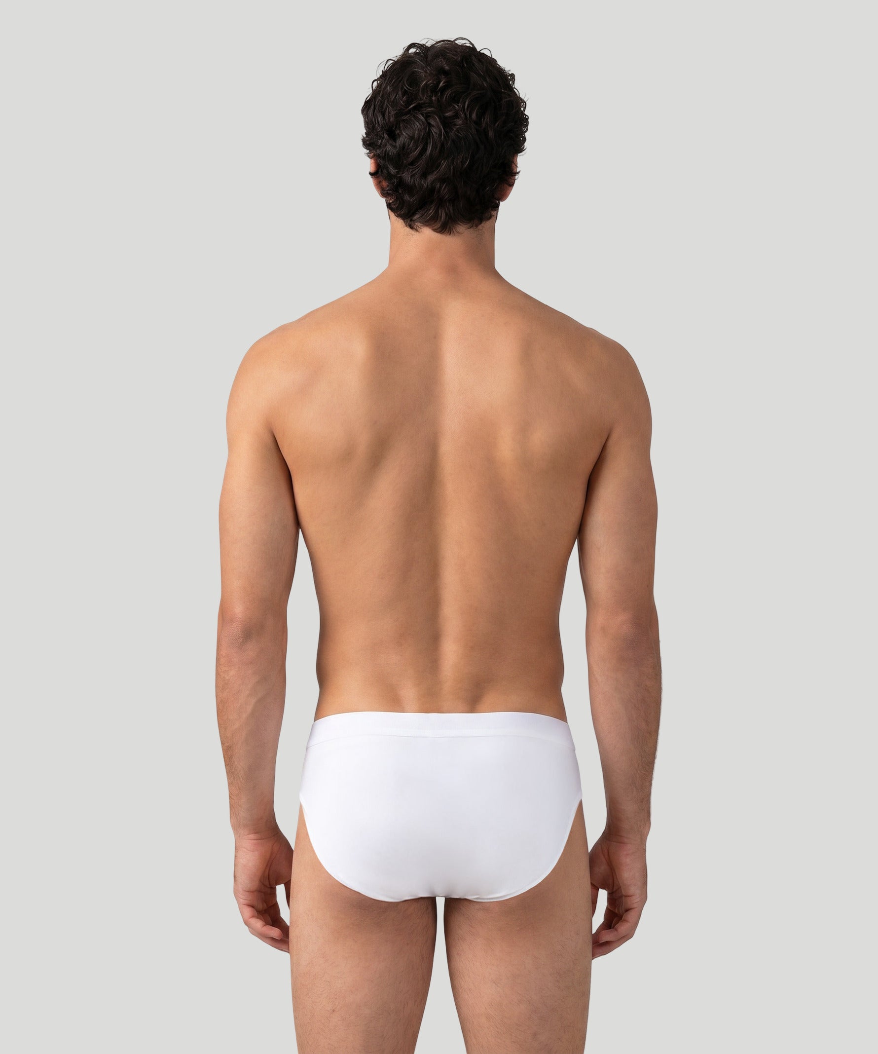 Slim Swim Briefs: Weiß