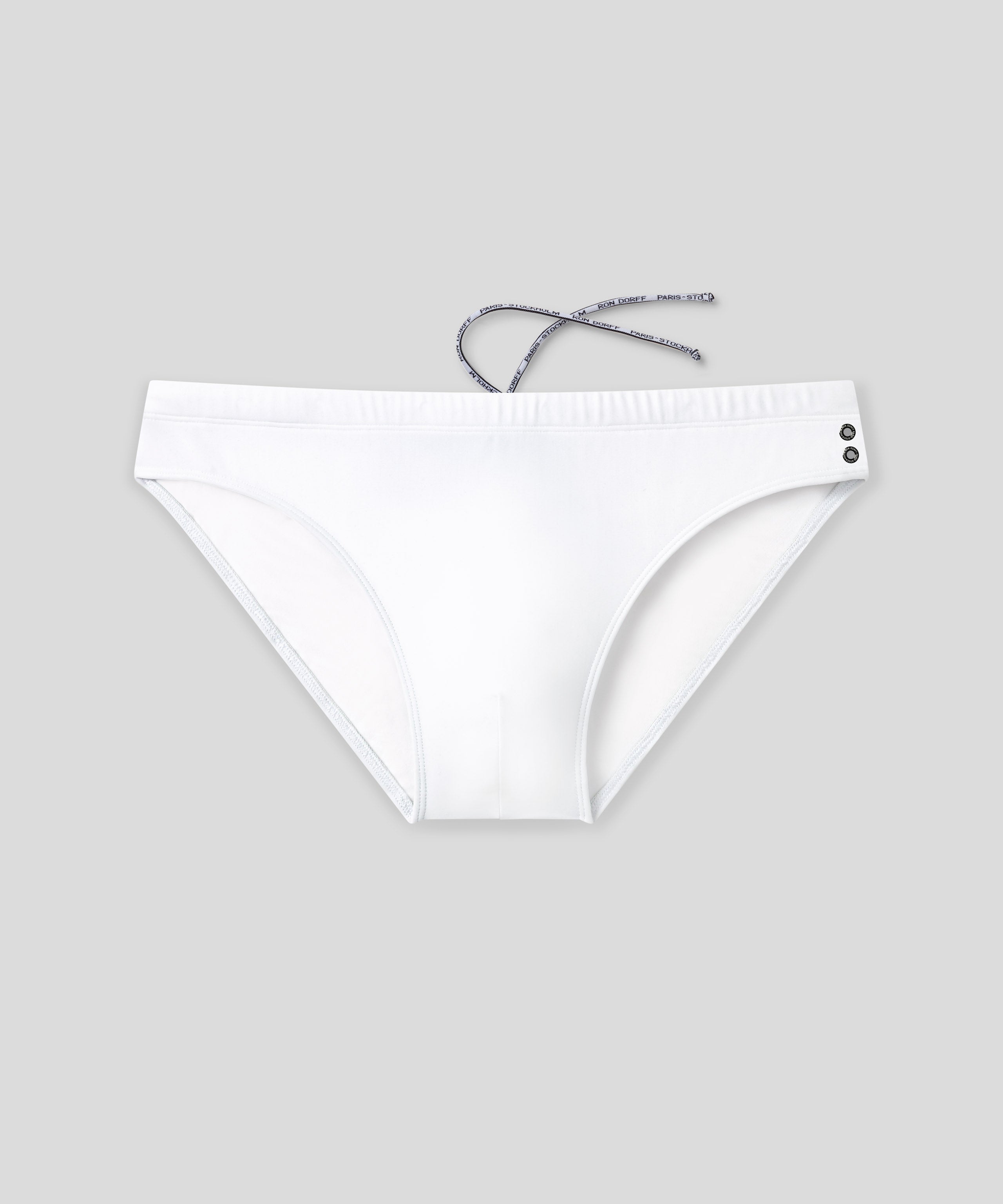 Slim-Schwimmhose: Weiß