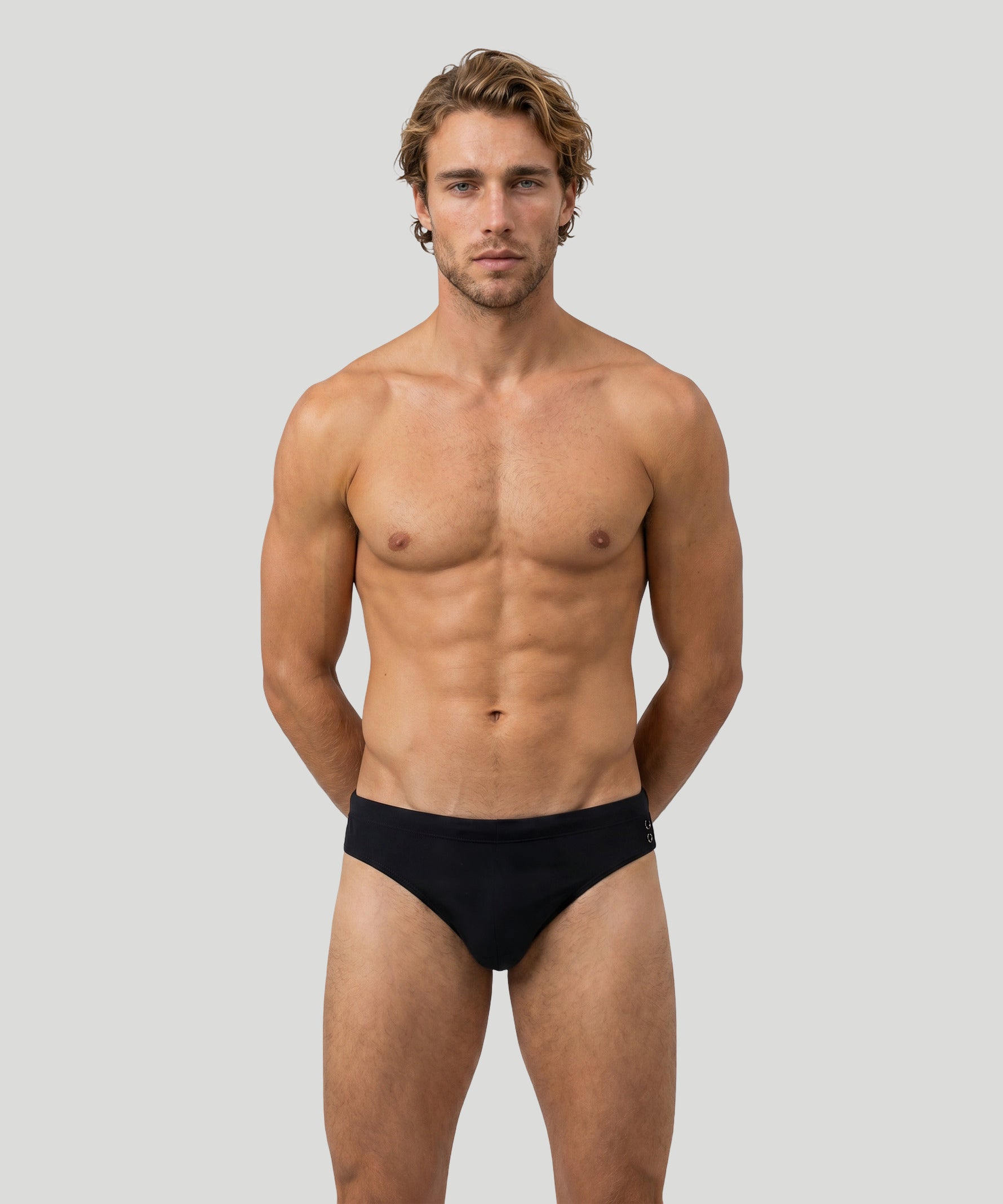 Slip de bain Slim: Noir