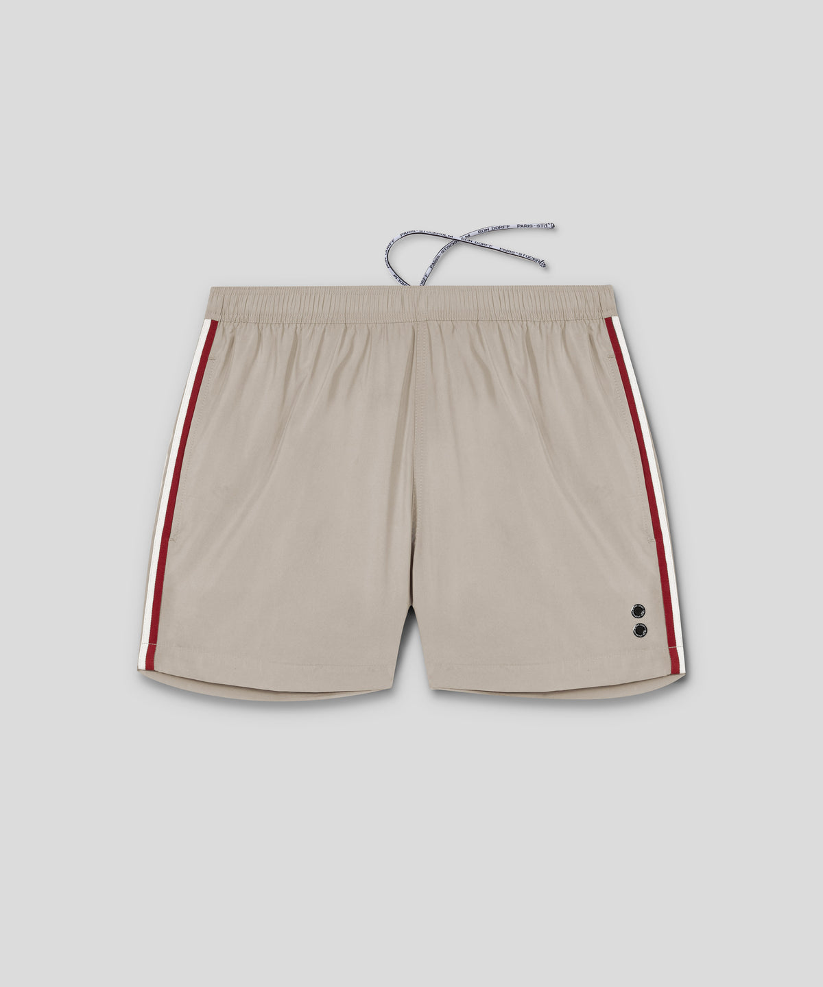 Swim Shorts w. Side Stripes: Sand
