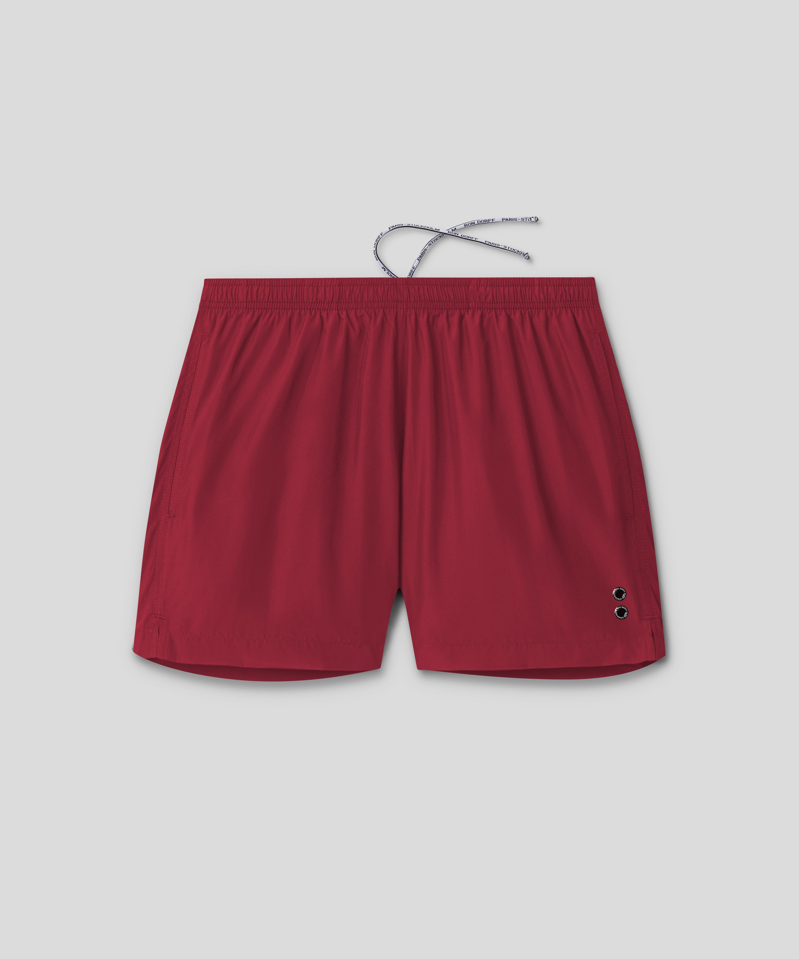 Short de bain: Rouge brûlé