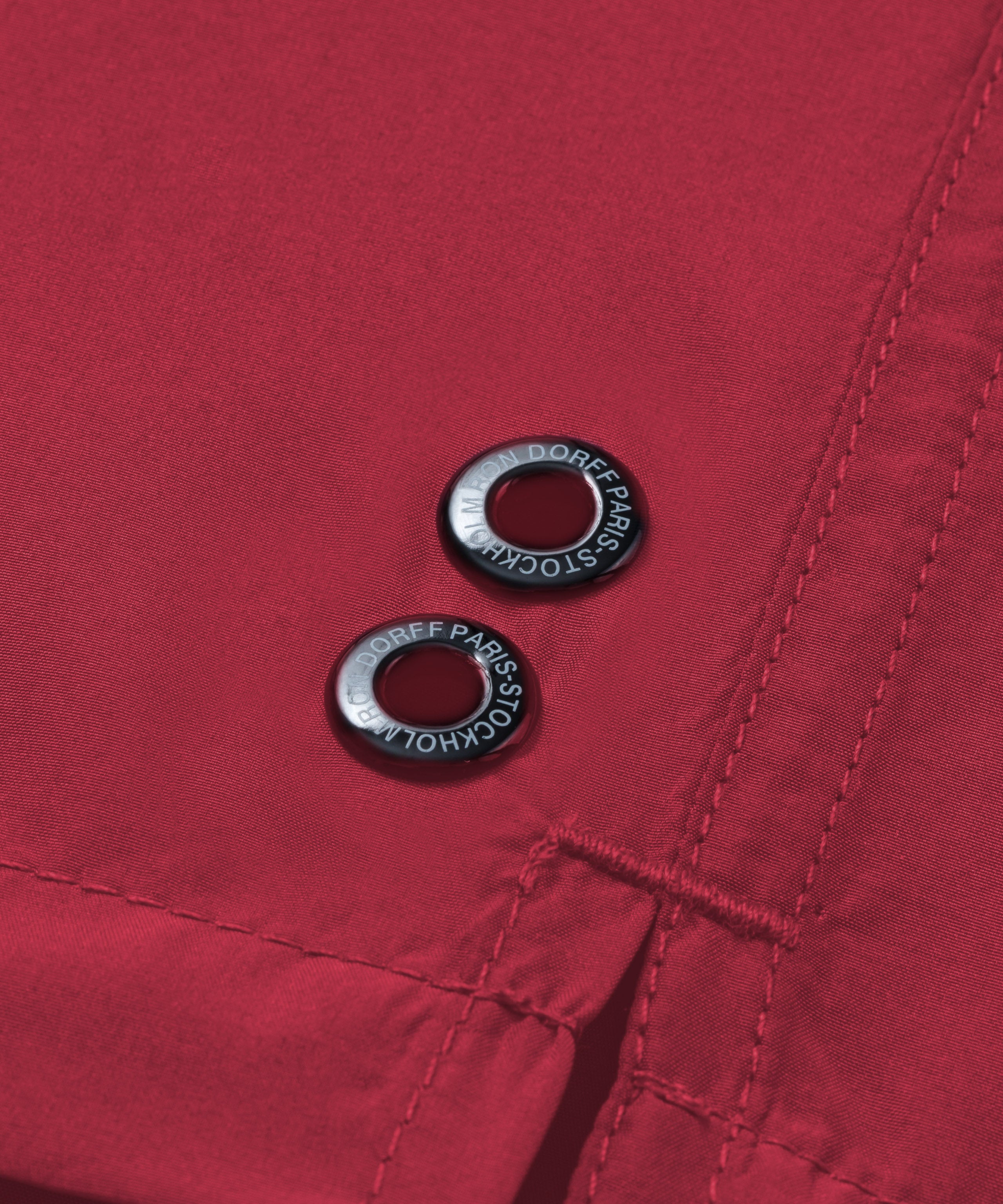 Short de bain: Rouge brûlé