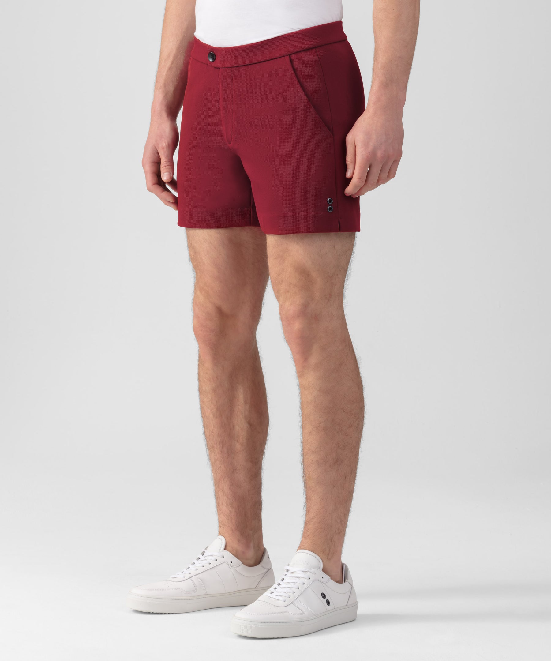 RD Tennis Shorts: Burnt Red