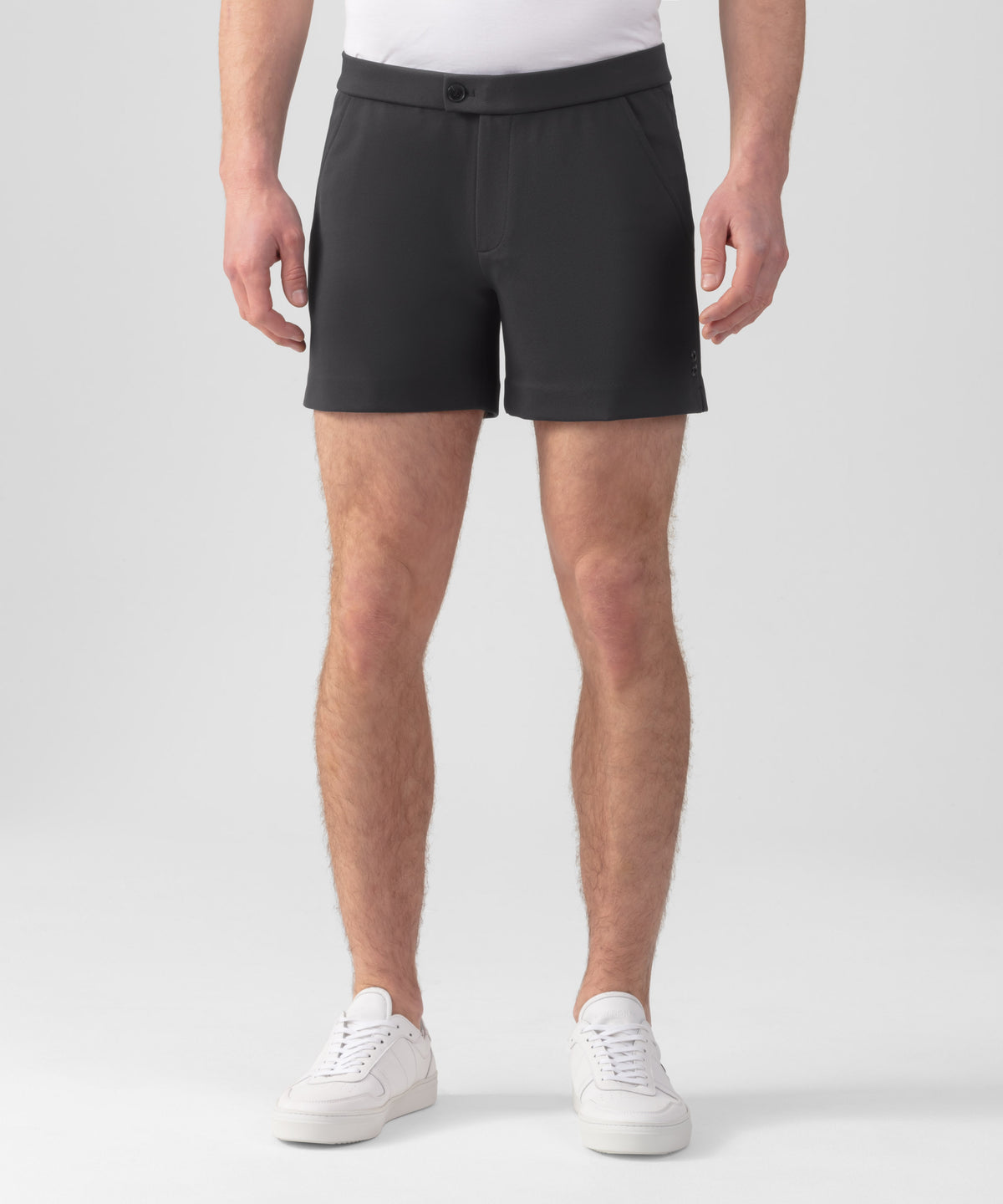 Short de tennis RD: Gris lave