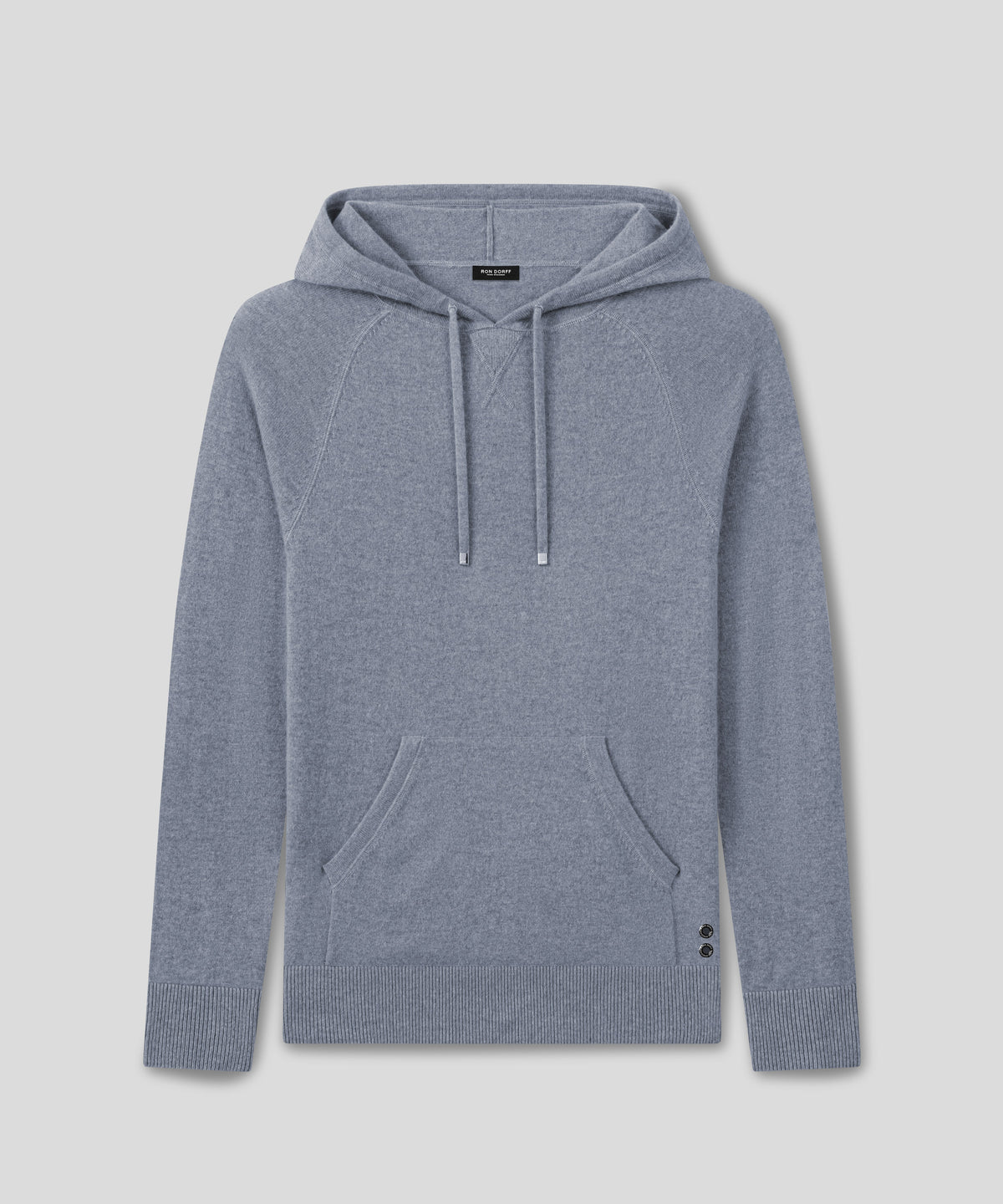 Cashmere Hoodie: Glacial Blue