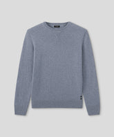 Sweatshirt en cachemire: Bleu glacier