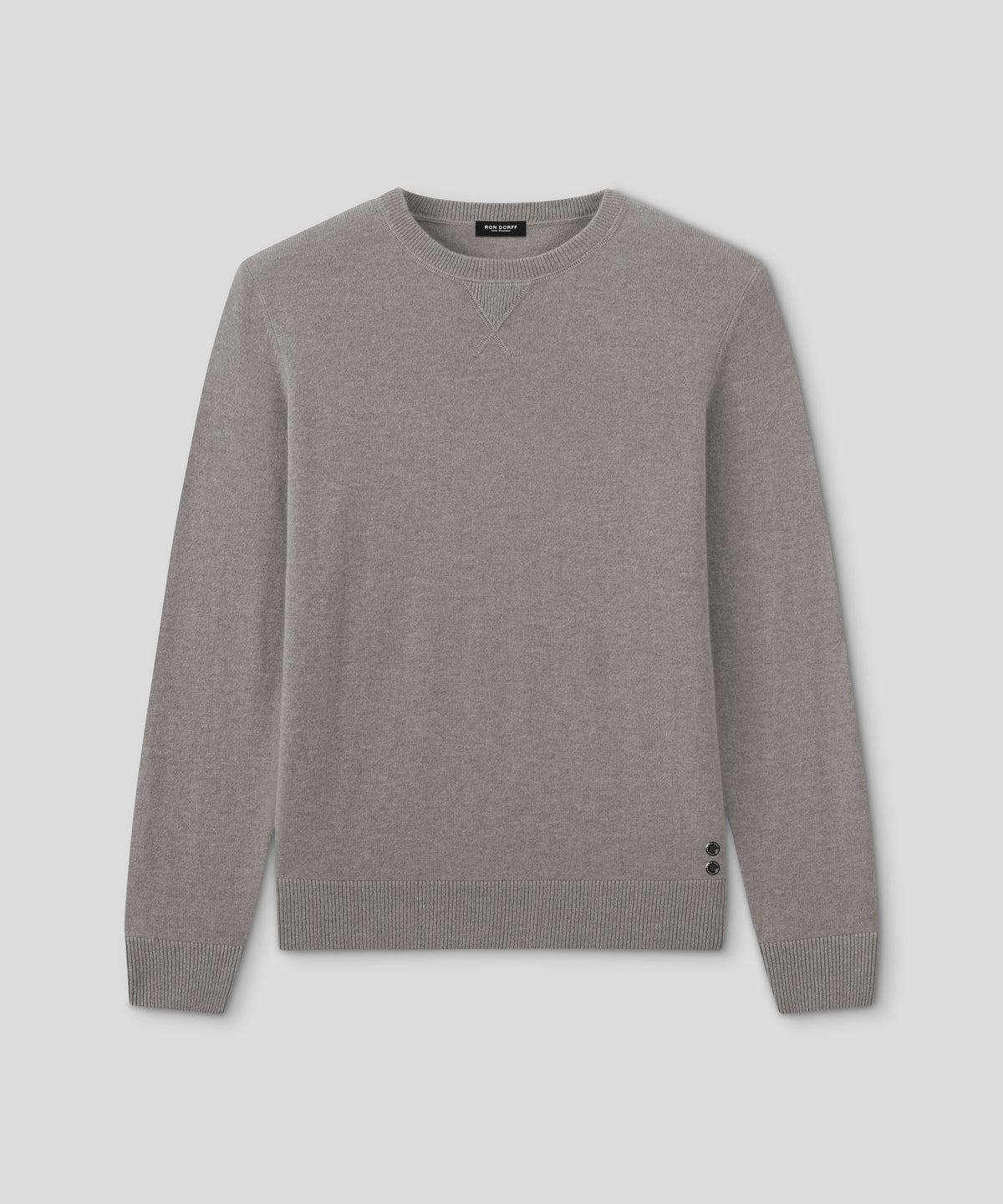 Sweatshirt en laine et en cachemire: Beige foncé