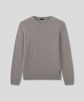 Wool Cashmere Sweater: Dusty Beige