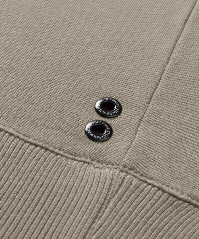 Sweatshirt aus Bio-Baumwolle „DAD“: Dusty Beige