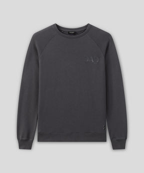 Sweatshirt en coton organique "DAD": Gris lave