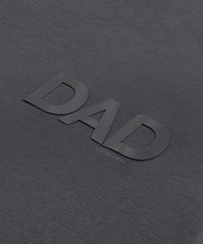 Organic Cotton Sweatshirt "DAD": Lava Grey