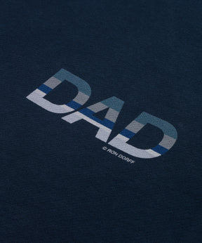 Sweatshirt en coton organique "DAD": Bleu marine