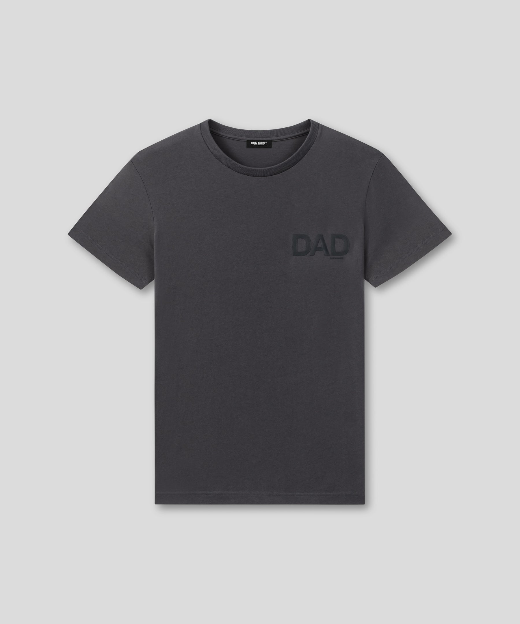 T-shirt en coton organique "DAD": Gris lave