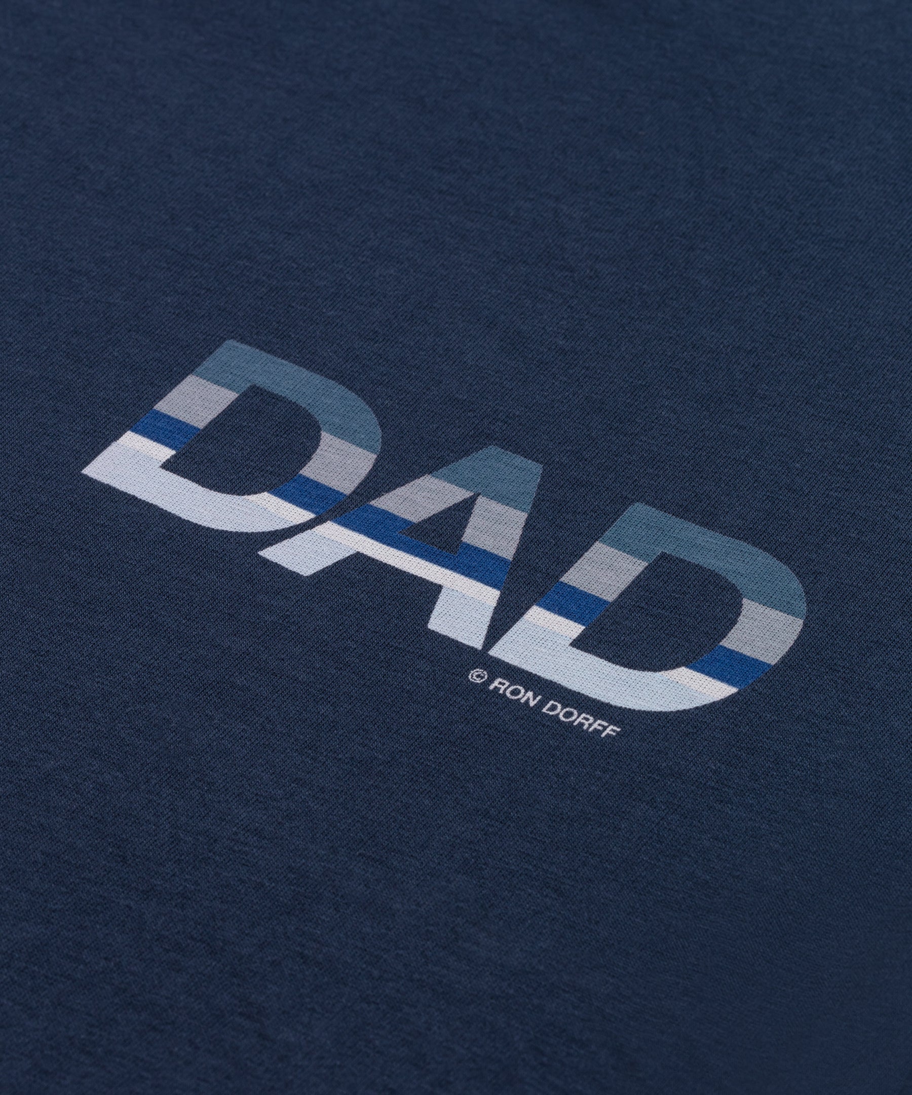 Organic Cotton T-Shirt "DAD": Navy